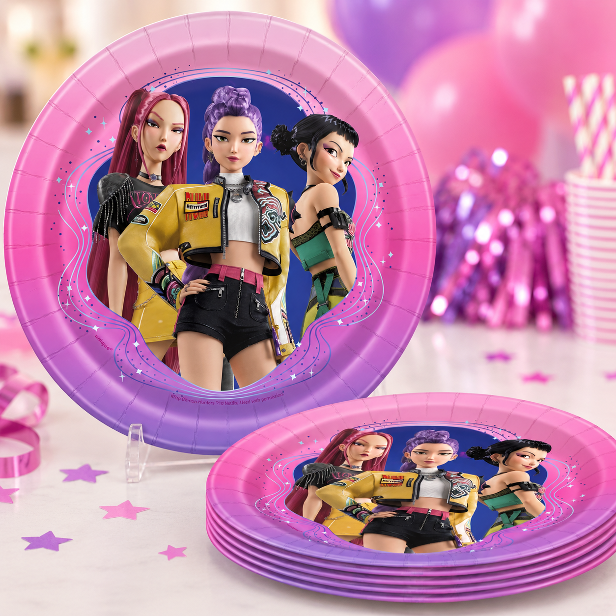 *K-Pop Demon Hunters Birthday Dinner Plates Canada